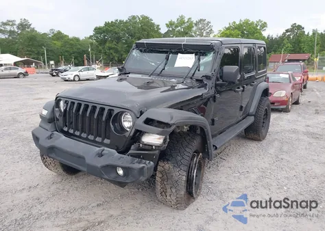 2021 Jeep Wrangler Unlimited Sport 4X4 из США, поврежденный, VIN 1C4HJXDM5MW859724